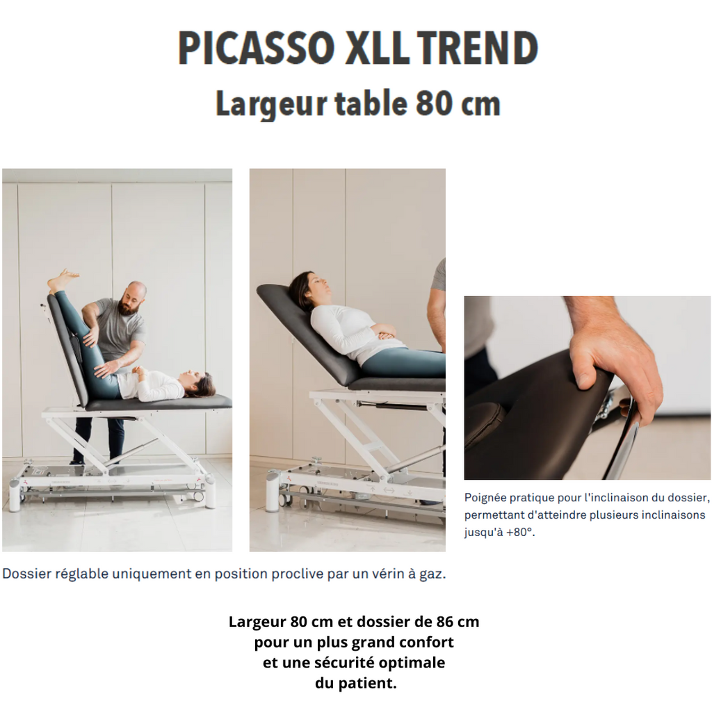 TABLE A HAUTEUR VARIABLE PICASSO TREND XLL