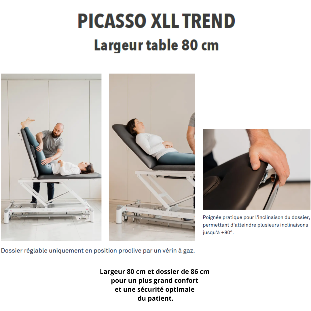 TABLE A HAUTEUR VARIABLE PICASSO TREND XLL
