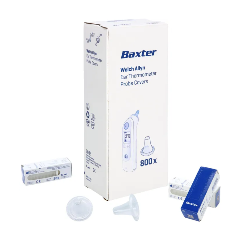 Couvre-sonde pour thermomètre Braun - Boîte de 800