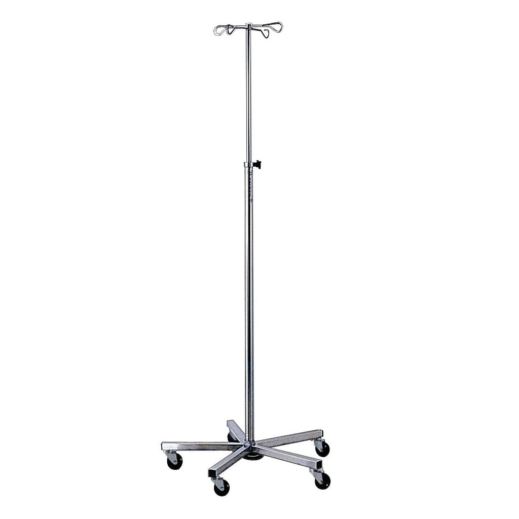 Pied à sérum 4 crochets - piétement lesté