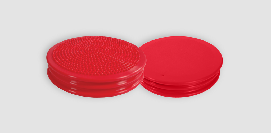 Coussin gonflable de proprioception, Mambo Max, rouge