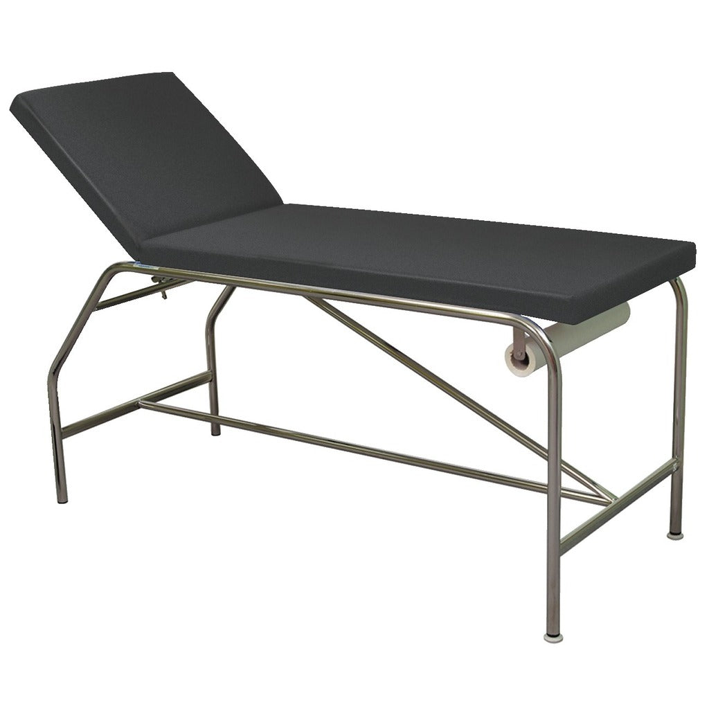 Divan Fixe Cordoba - hauteur 82 cm sellerie plate 65 cm, bâti en inox et patins