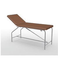 Divan Fixe Cordoba - hauteur 82 cm sellerie plate 65 cm, bâti en inox et patins