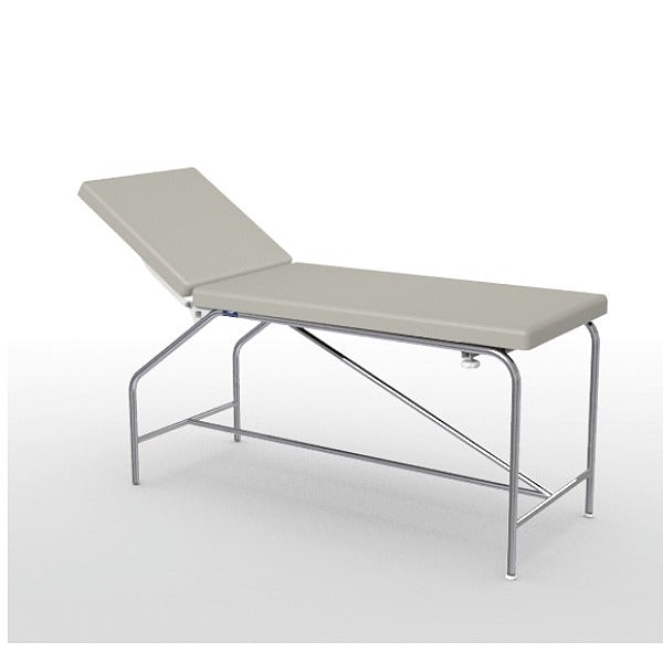 Divan Fixe Cordoba - hauteur 82 cm sellerie plate 65 cm, bâti en inox et patins