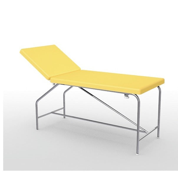 Divan fixe Cordoba - hauteur 82 cm avec sellerie plate 75 cm, bâti en inox et patins