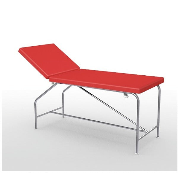 Divan fixe Cordoba - hauteur 82 cm avec sellerie plate 75 cm, bâti en inox et patins