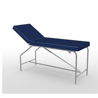 Divan fixe Cordoba - hauteur 82 cm avec sellerie à bourrelets 65 cm, bâti en inox et patins