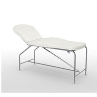 Divan fixe Cordoba - hauteur 82 cm avec sellerie anatomique 73 cm, bâti en inox et patins