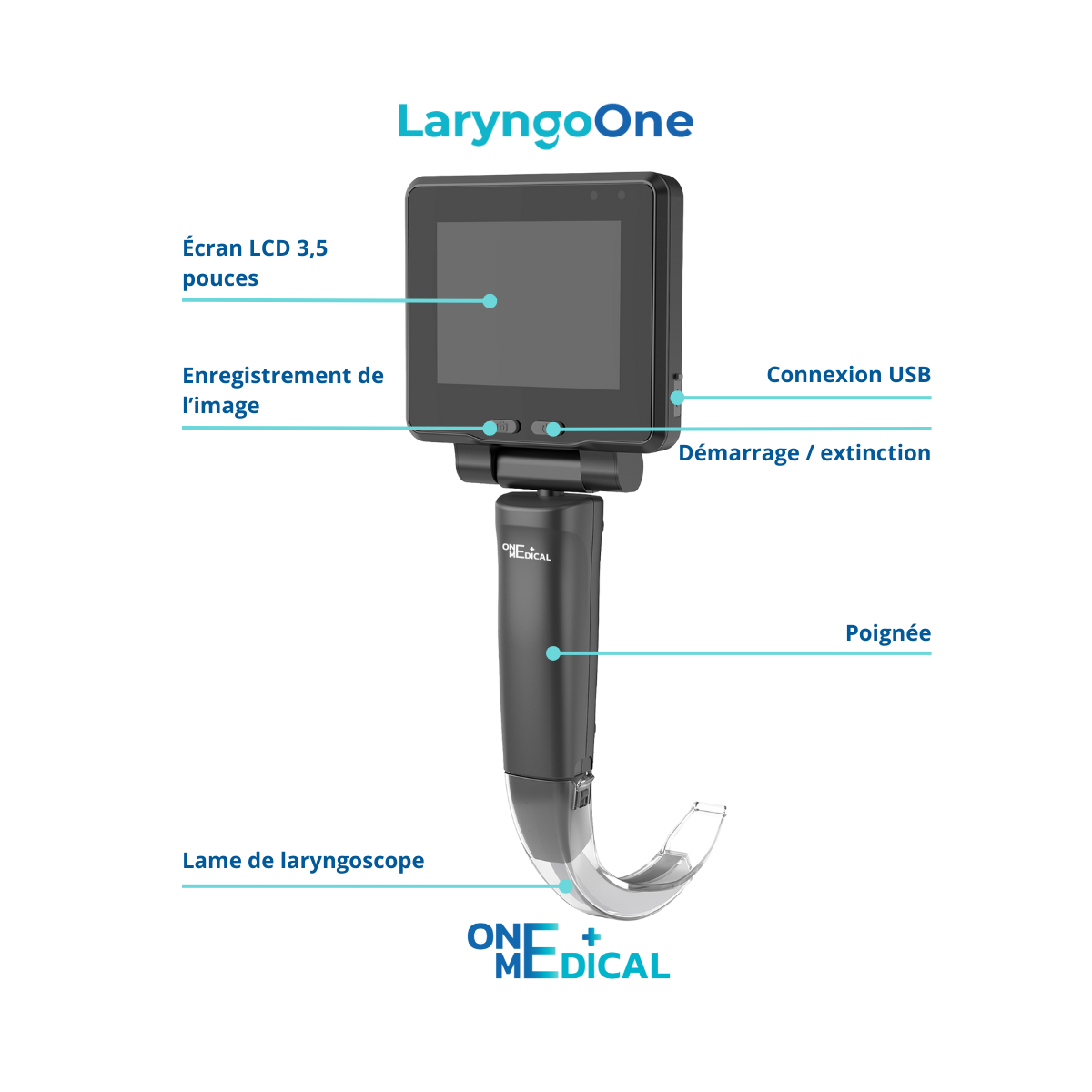 Laryngoscope vidéo LaryngoOne - One Medical