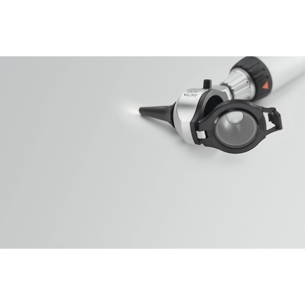 Trousse Otoscope HEINE Beta 400 LED F.O avec poignée à piles