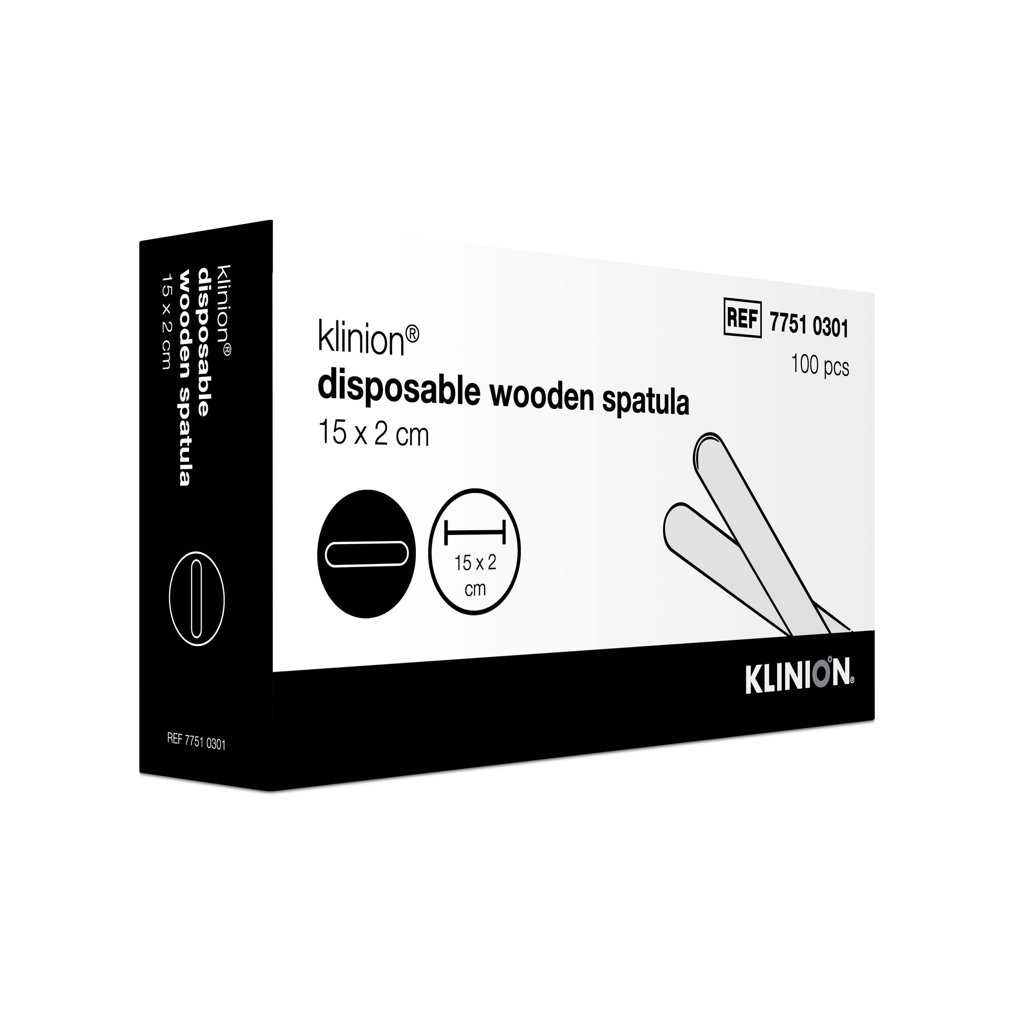 Abaisse-langue adulte Klinion - boîte de 100