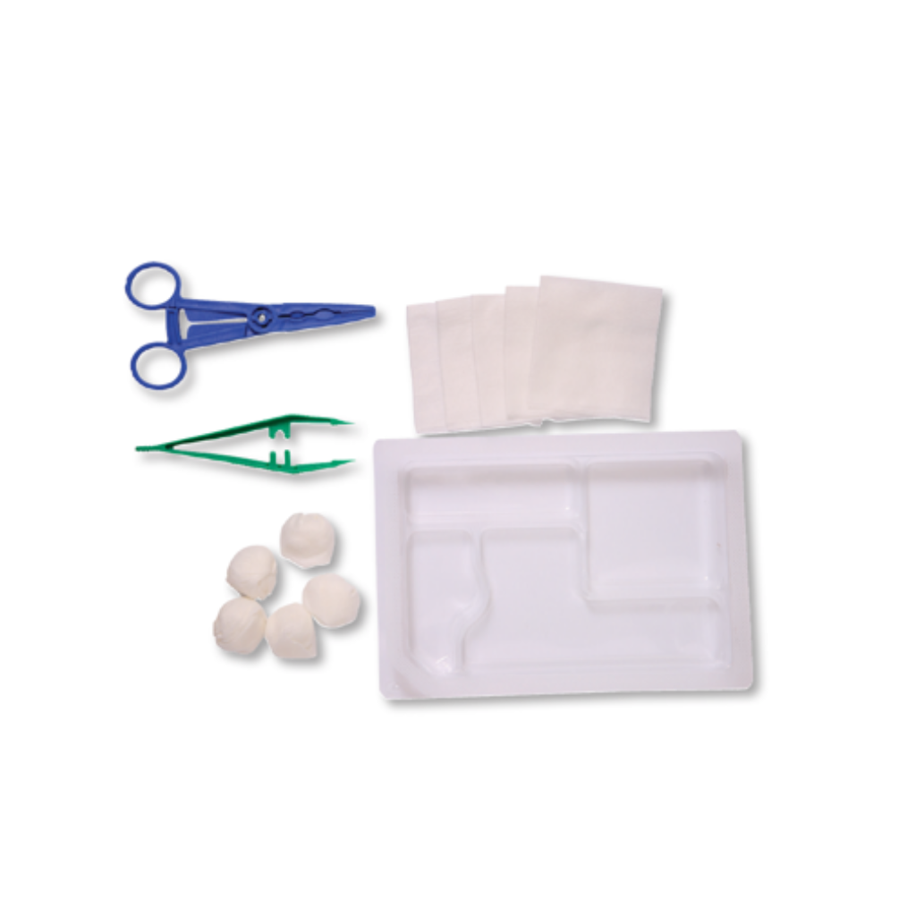 Set de pansement 2 pinces LCH - Carton de 48 sets