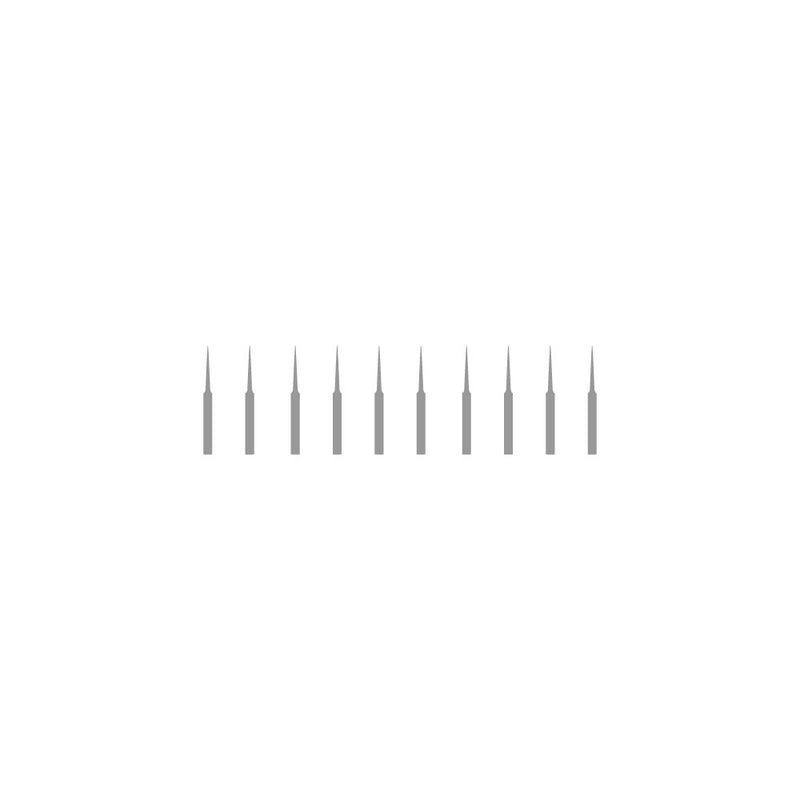 Aiguille épilation K2 poils fins diamètre 0,055 mm - Boîte de 10