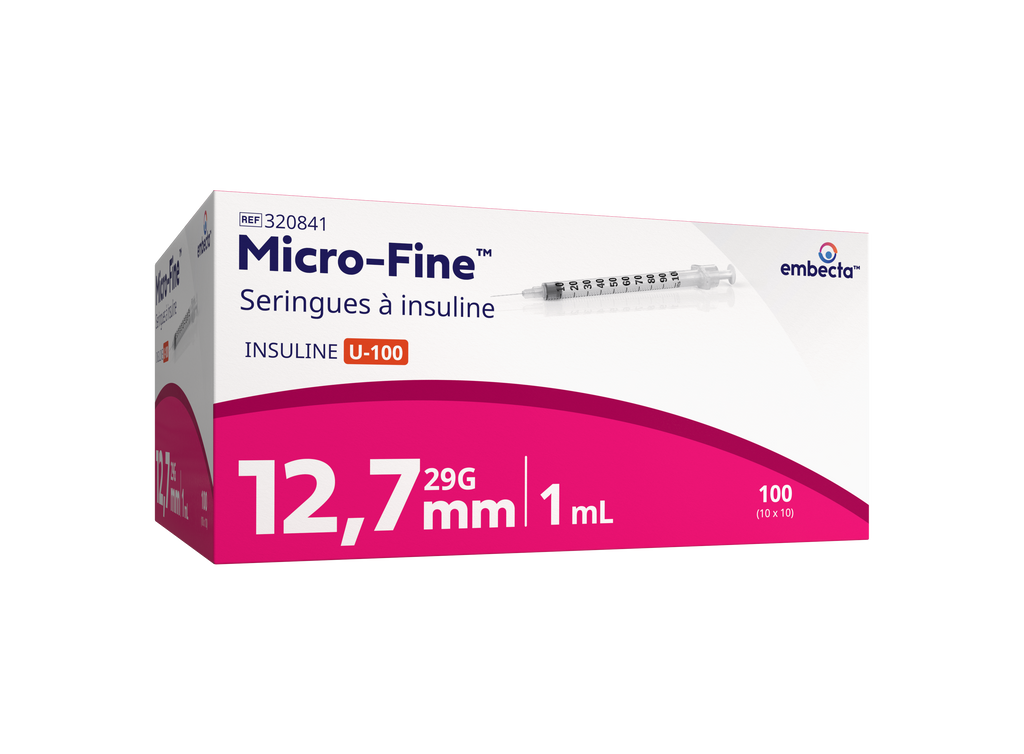 Insulinespuit met BD Micro-Fine naald