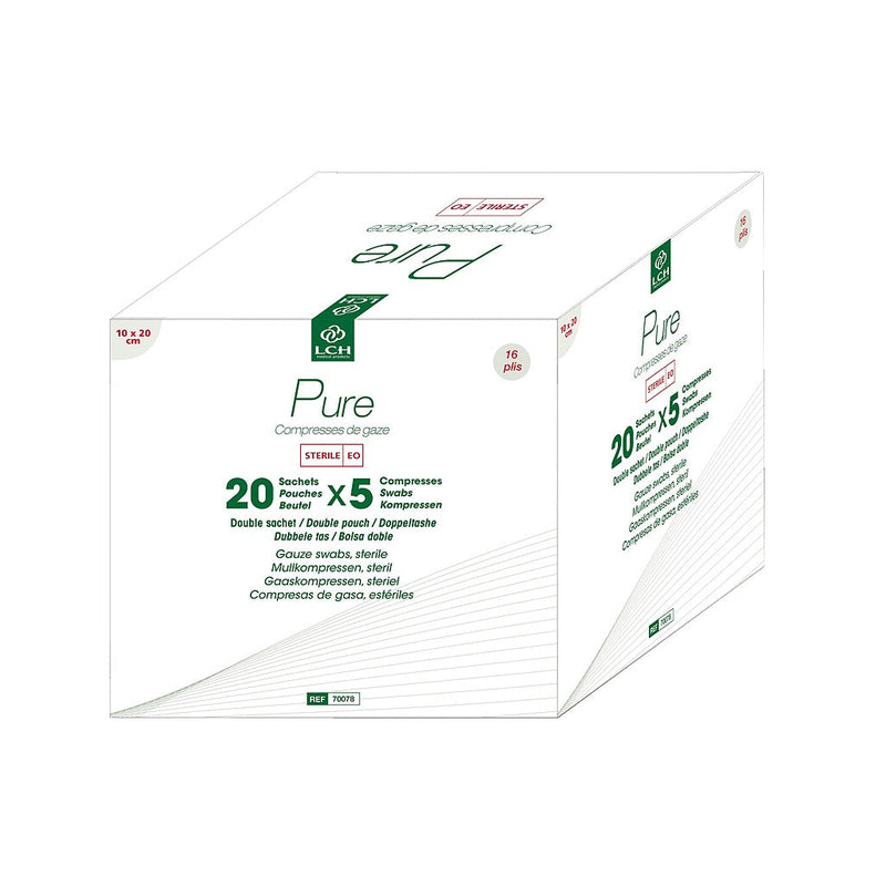 Compresses de gaze stériles LCH - Double emballage