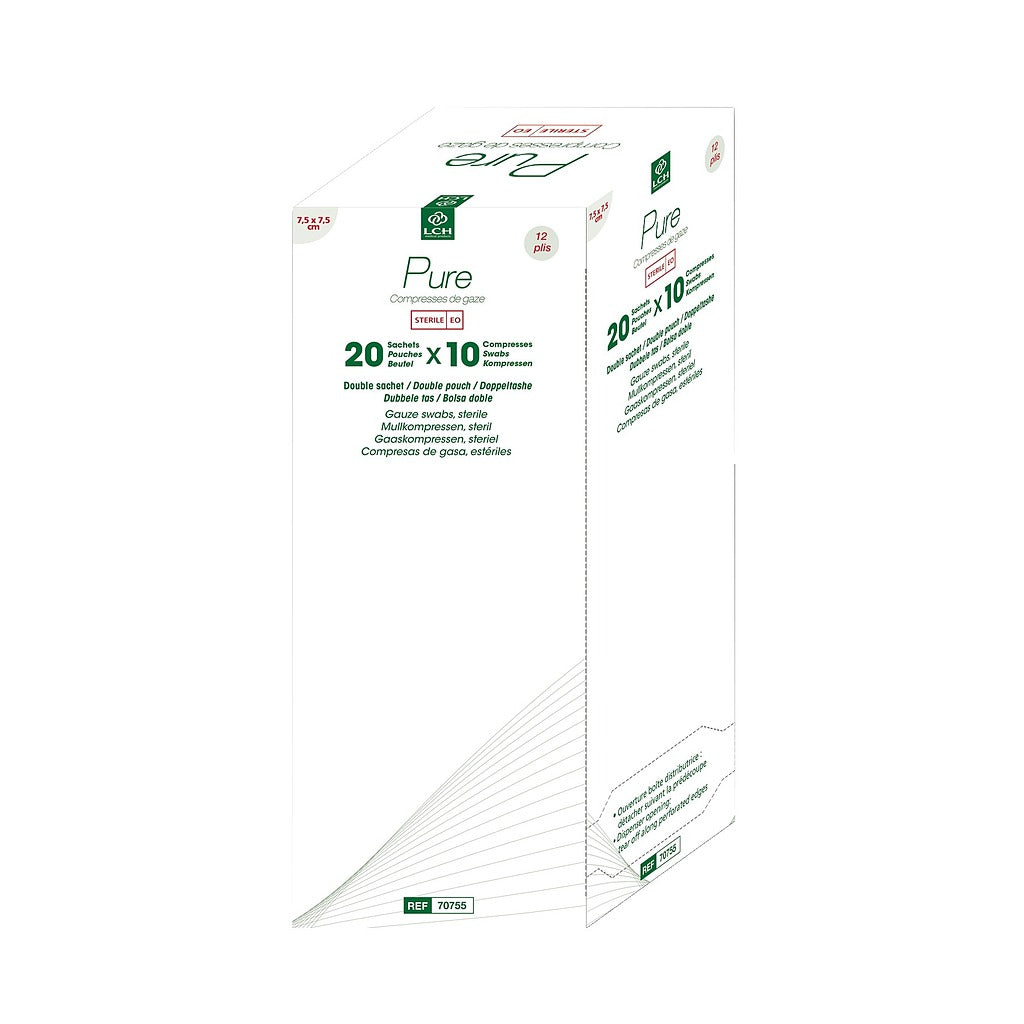 Compresses de gaze stériles LCH - Double emballage