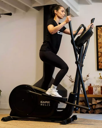 Elliptique CARE HELIS Ergometre Générateur connecté Noir