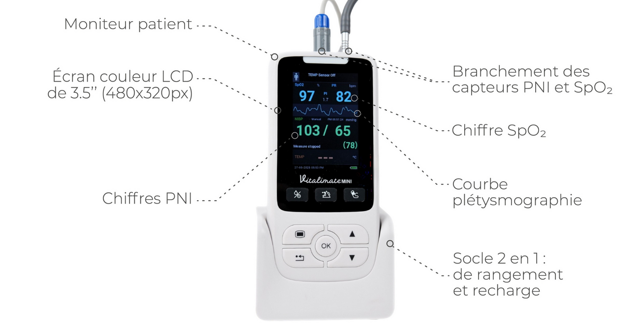 Draagbare monitor Vitalimate MINI Spengler