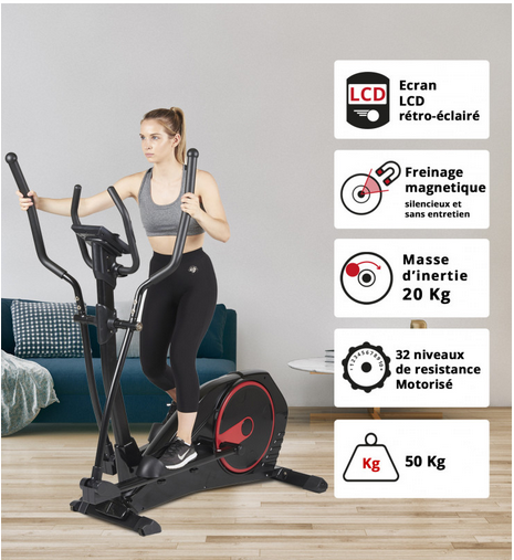 Vélo elliptique connecté CE-695 CARE