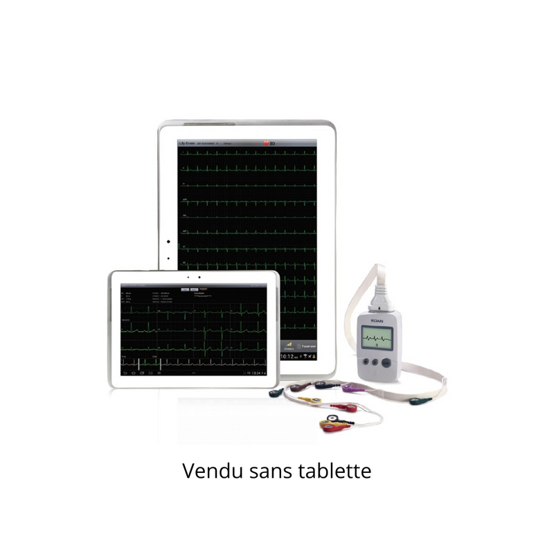 PadECG EDAN - 12 dérivations avec interprétation sans fil pour tablette Ipad