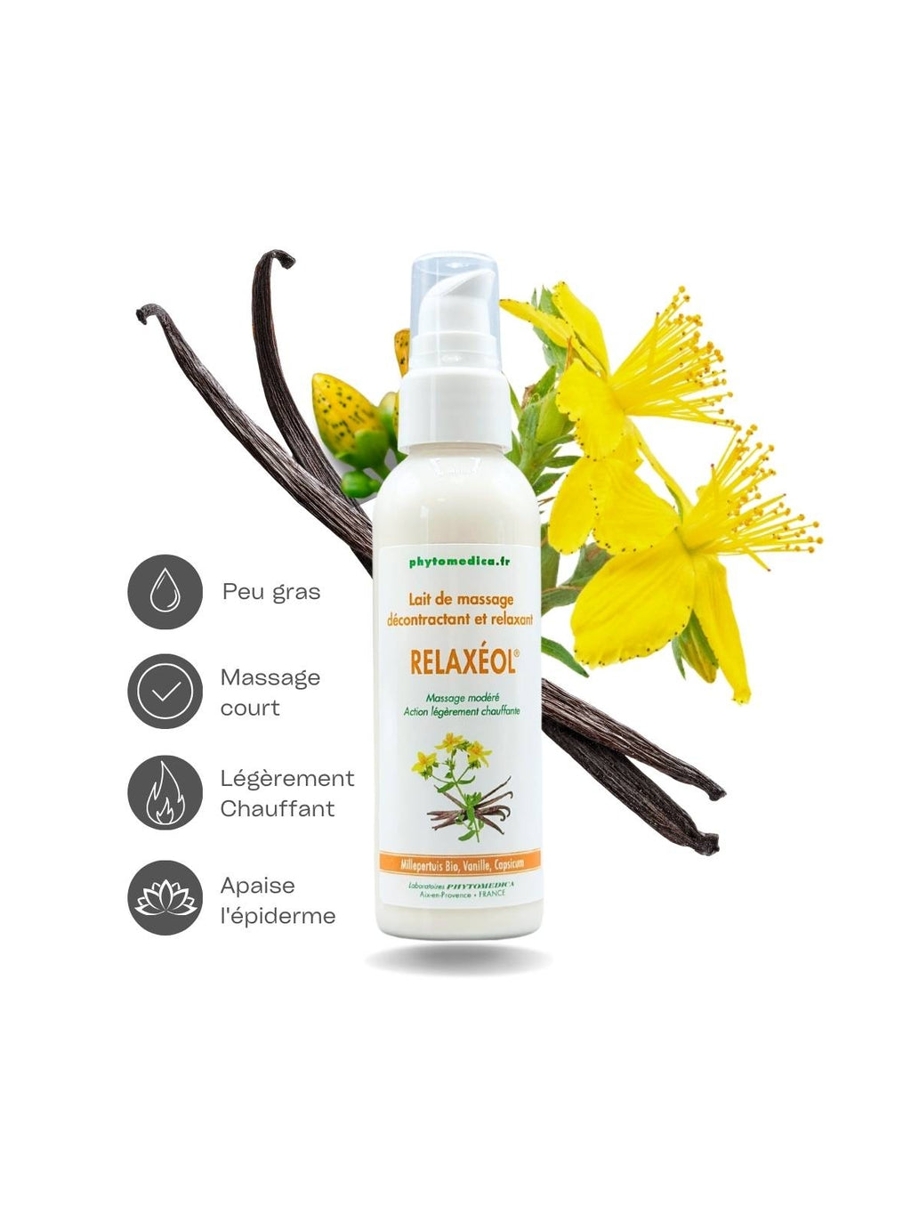 Lait massage relaxant - Relaxéol ®