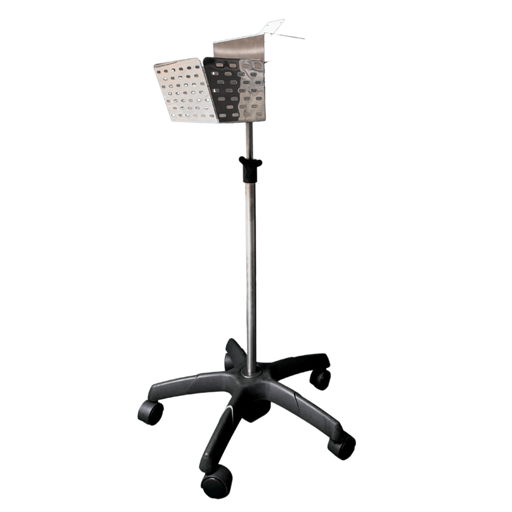 Pied à roulettes pour tensiomètres bras professionnels Omron