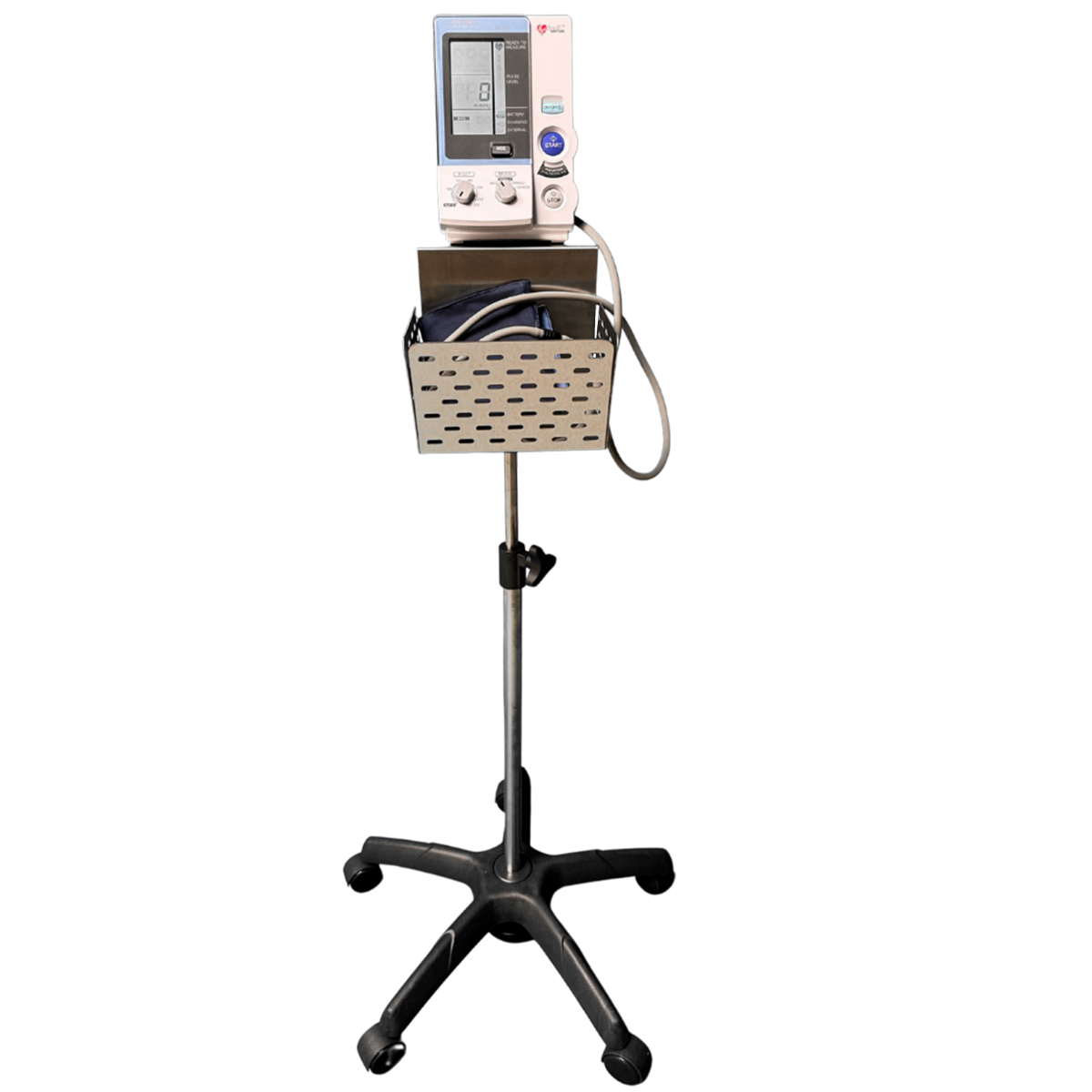 Pied à roulettes pour tensiomètres bras professionnels Omron