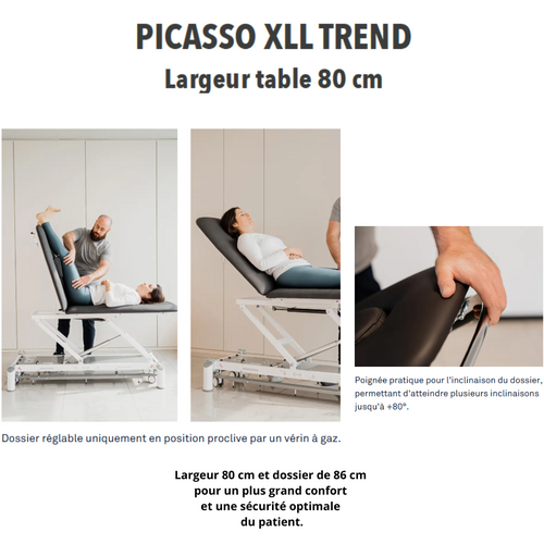 TABLE A HAUTEUR VARIABLE PICASSO TREND XLL