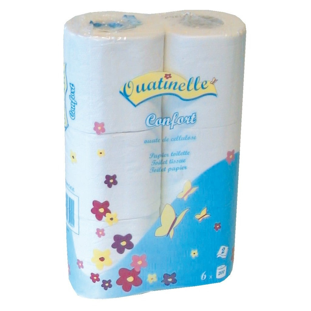 Papier toilette - Ouatinelle - 16 packs de 6 rouleaux