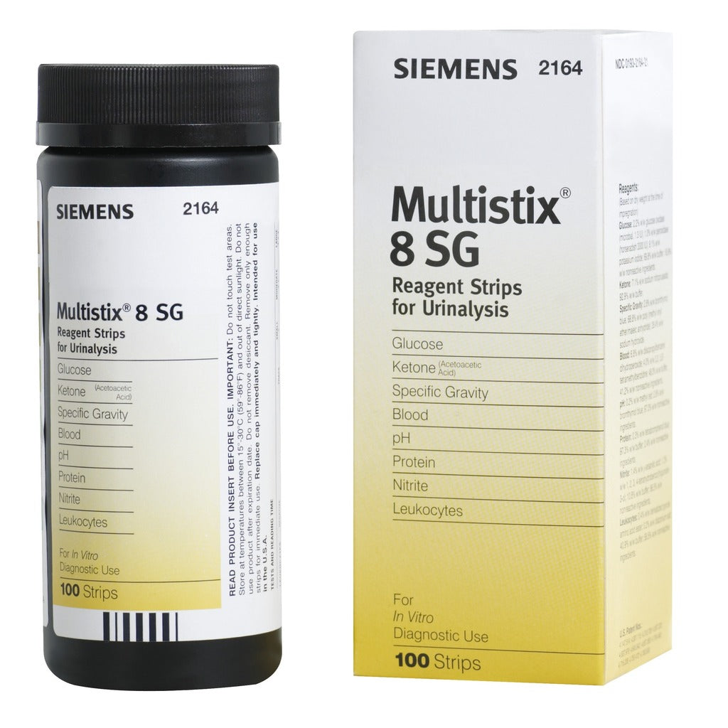 Bandelettes urinaires Multistix 8SG et 10SG