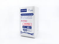 Compresses non tissées non stériles Pure N40 - Paquet de 100 compresses