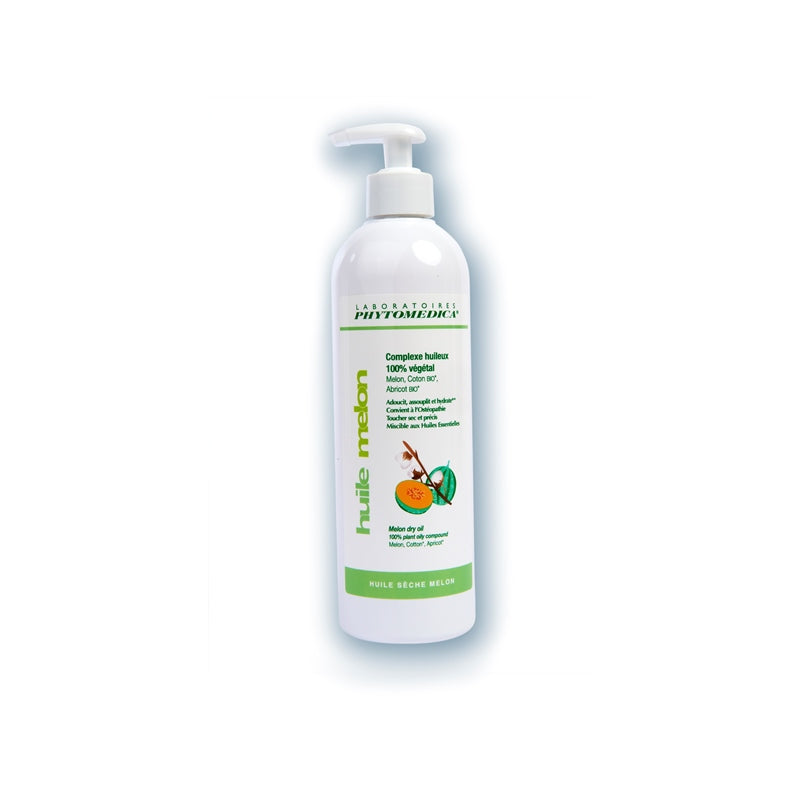 Meloen droge massageolie - Fles van 250 ml