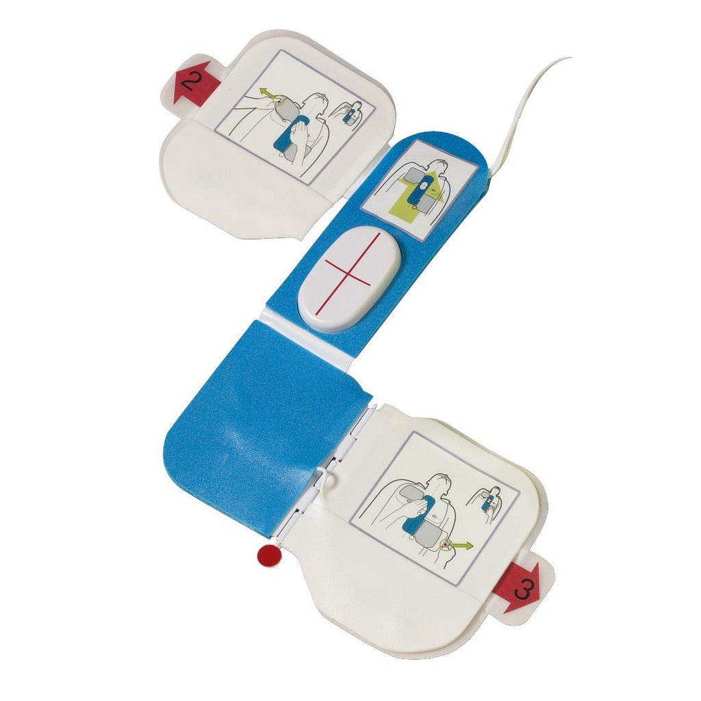 Électrode CPRD de simulation pour défibrillateur