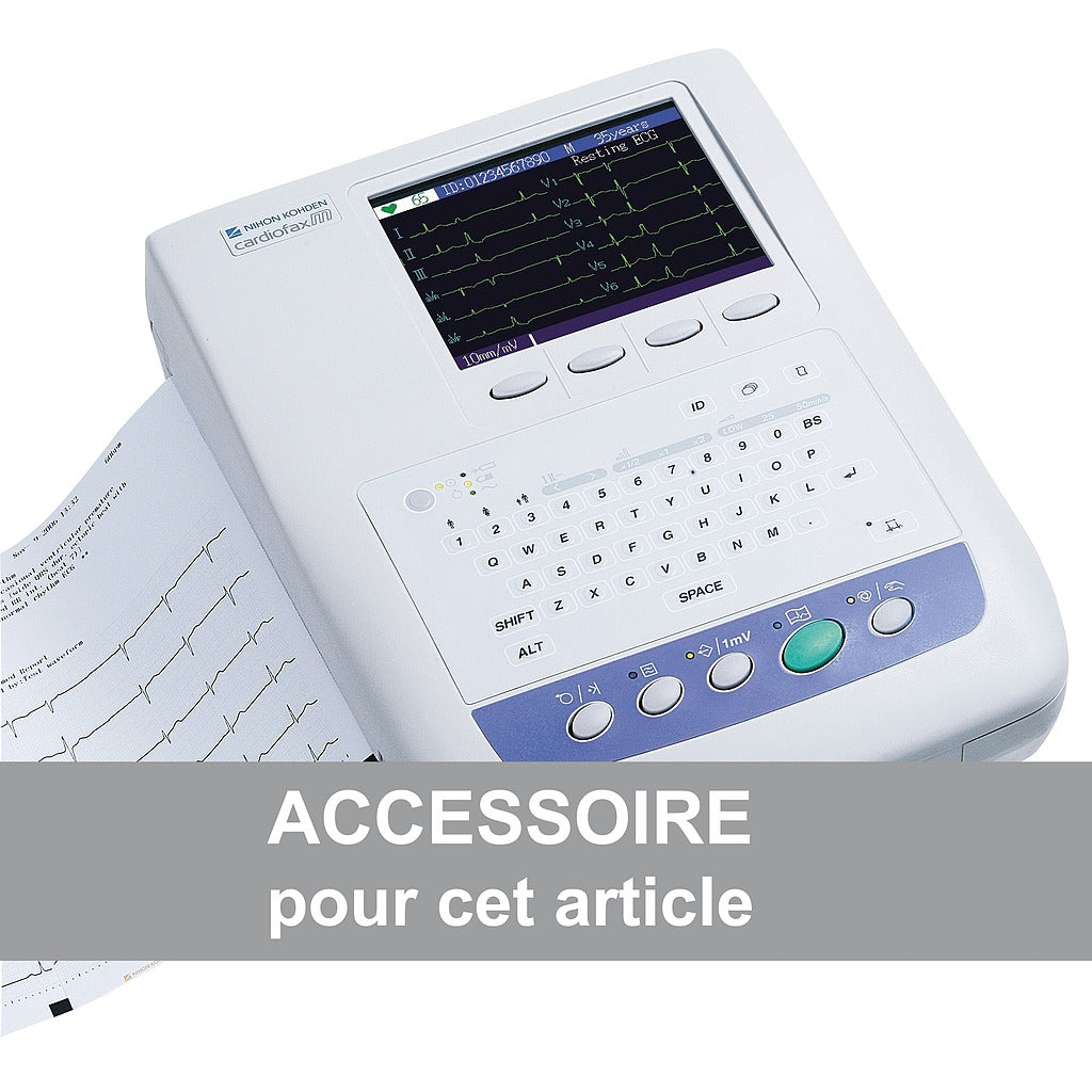 Mallette de transport ECG Cardiofax 1250 - 6 pistes