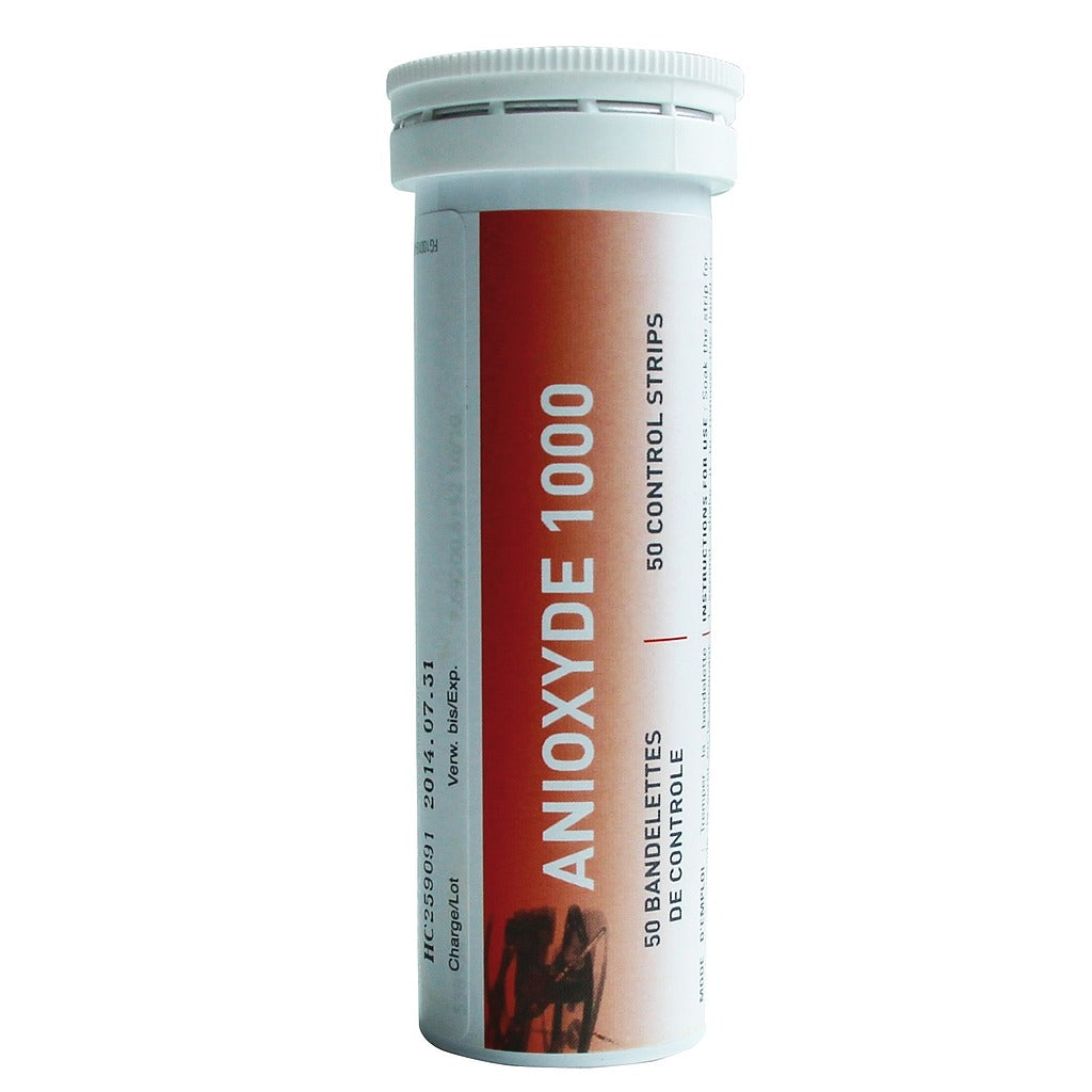 Anioxyde 1000 1 tube de 50 bandelettes de contrôle