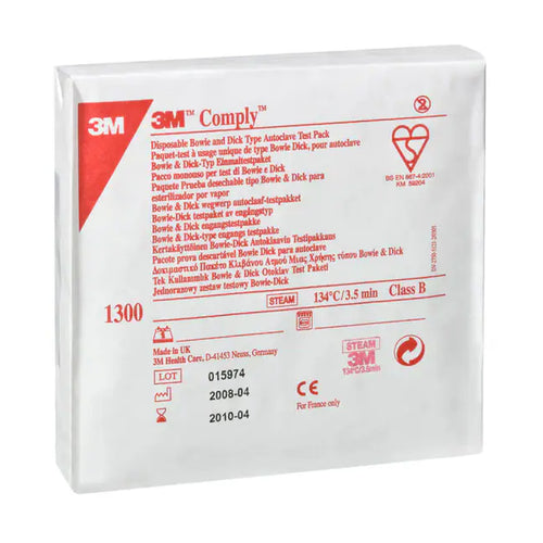 Bowie en Dick-testpakket voor 3M™ Comply™ 1300 autoclaaf