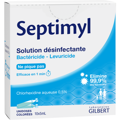 Septimyl Solution Désinfectante 10 unidoses Gilbert