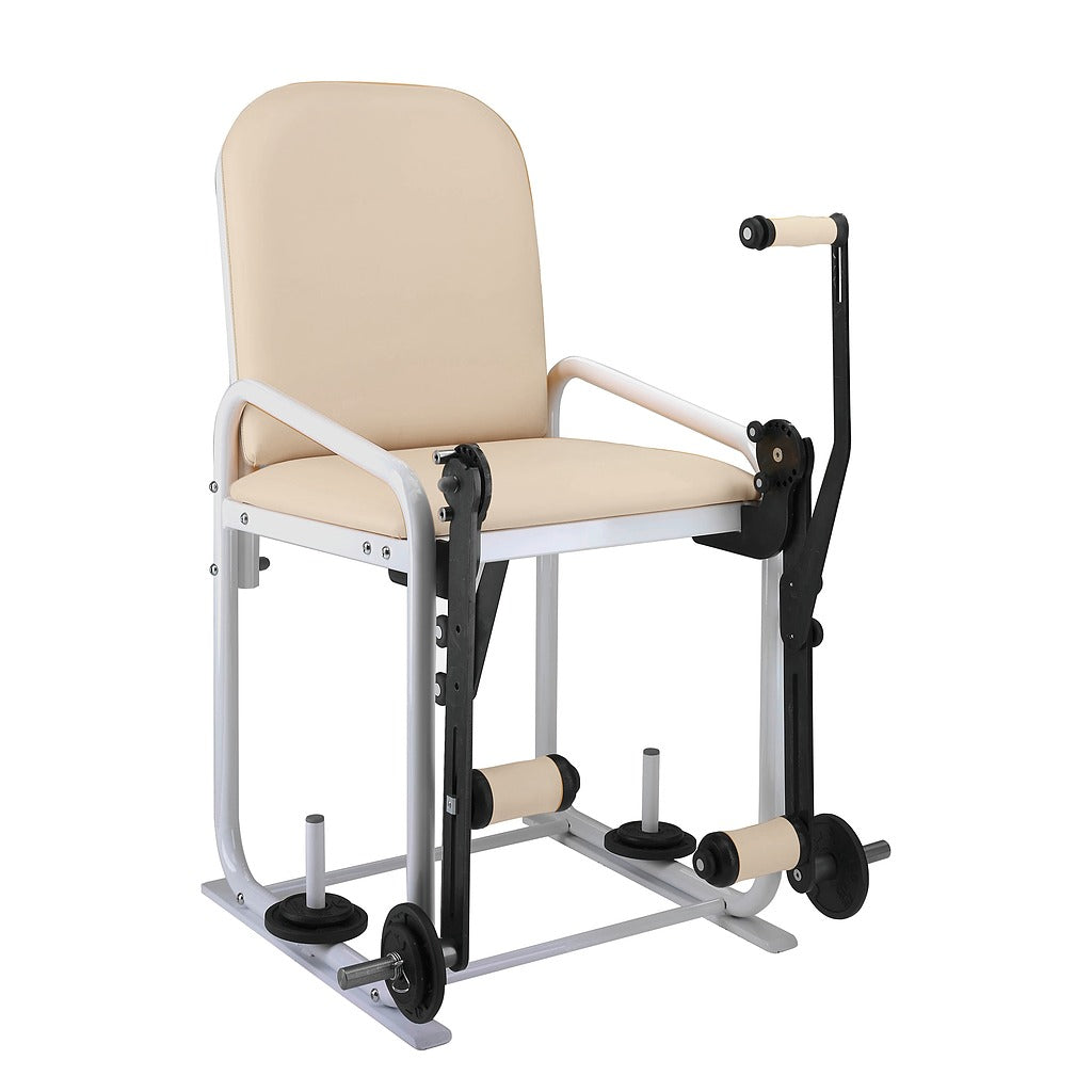 Fauteuil quadriceps Q-BENCH avec 20 kilos de disques de charge