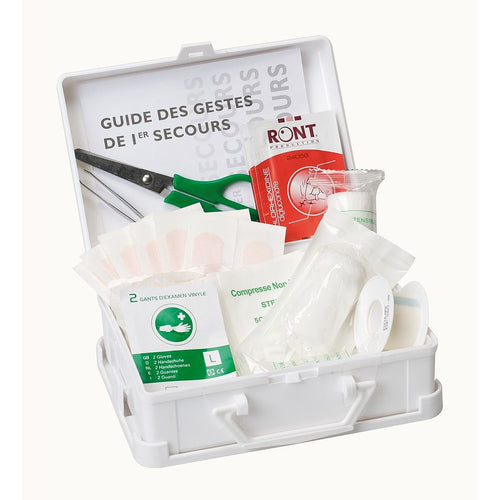 Petite trousse de secours éco avec support mural