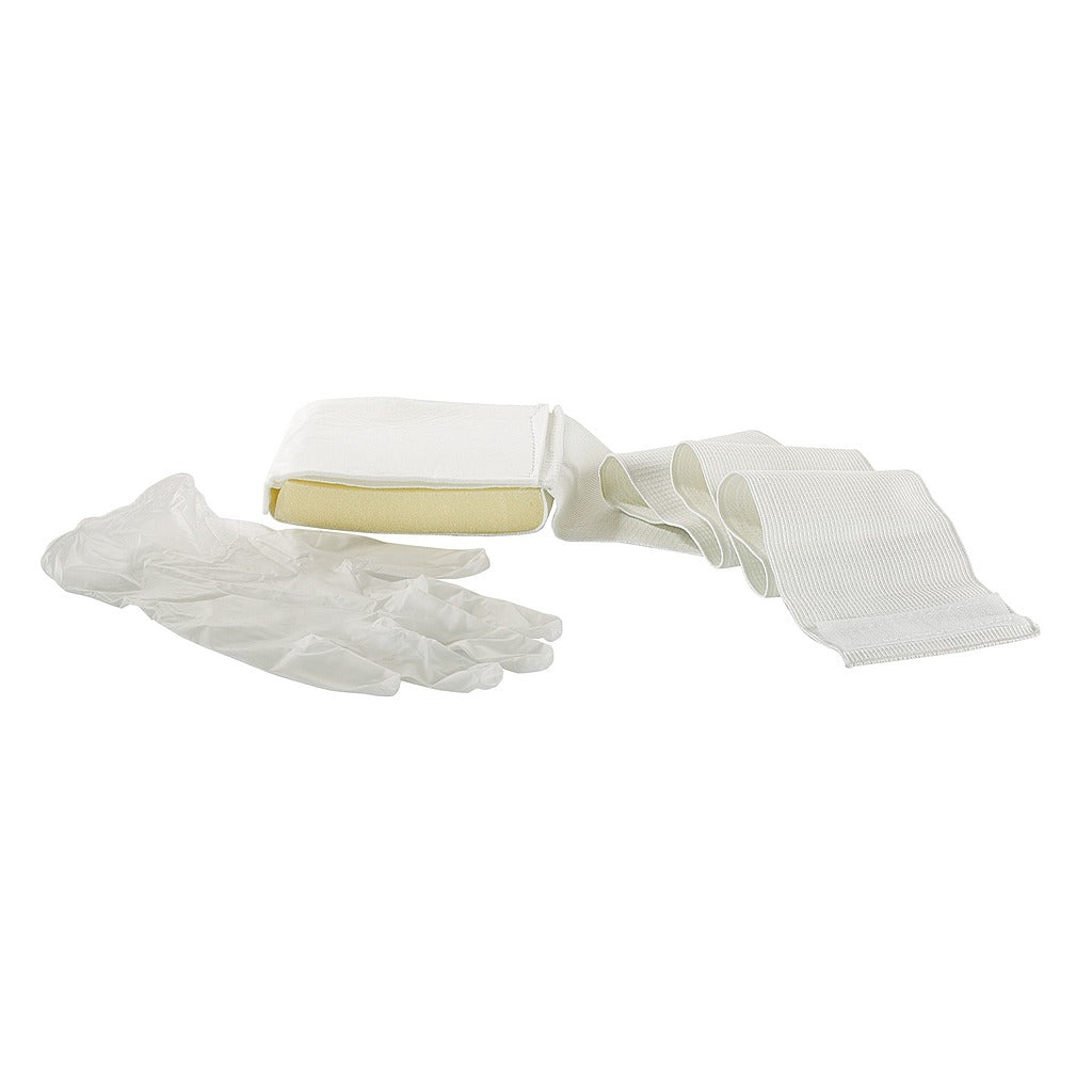 Coussin compressif stérile HE.CO STOP + 1 paire de gants