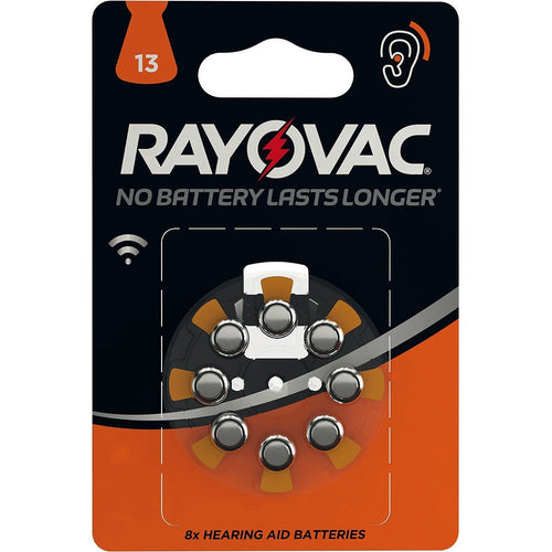 Piles auditives Rayovac 13 X8