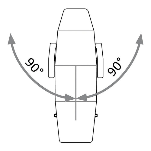 Rotation siège 180° pour divan Lemi 4, Lemi 3, Lemi 4 Bi-Zak, Lemi 3 Bi-Zak, Synchro Bi-Zak, Lemi Med, Tesera, Hair Tech, Gyno