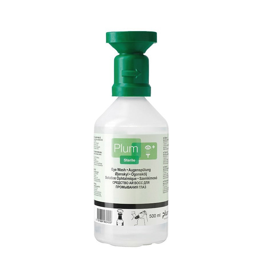 Flacon lave œil 500ml 0.9%NaCL