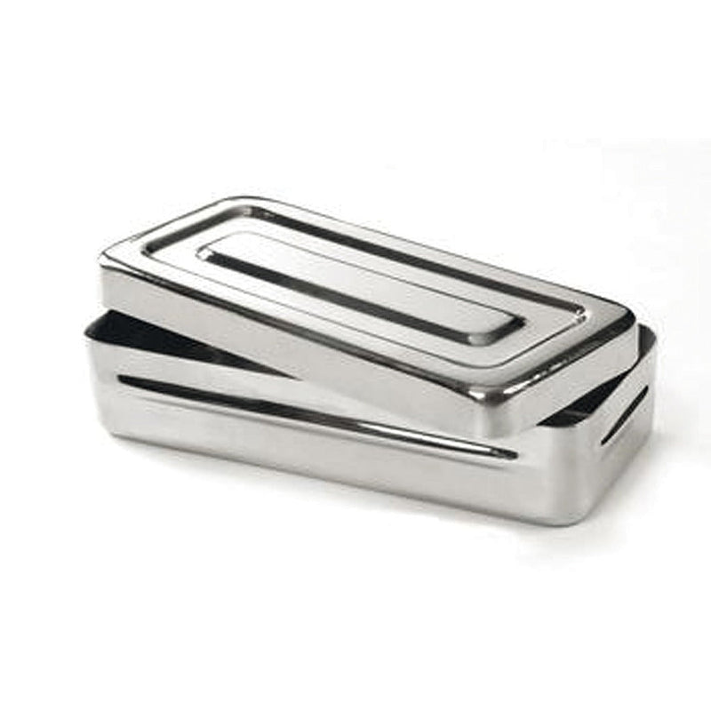 Boite de stérilisation inox 30 x 12 x 6 cm