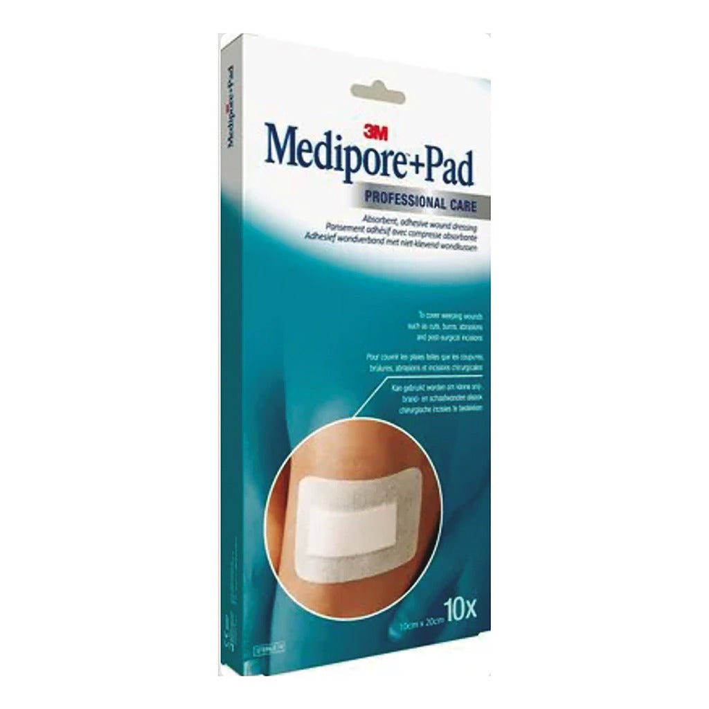 Pansement Adhésif Stérile 3M™ Medipore + Pad -  Boîte de 10