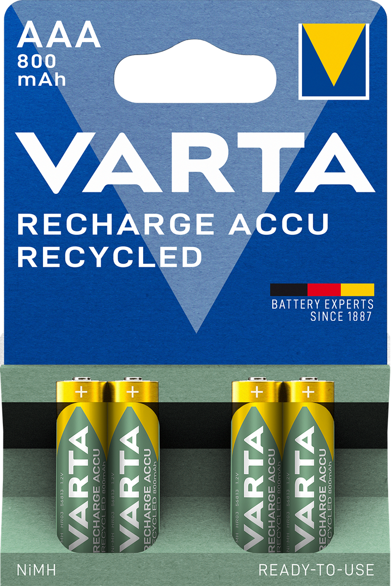 Piles rechargeables Varta® AAA/LR3 800 x 4
