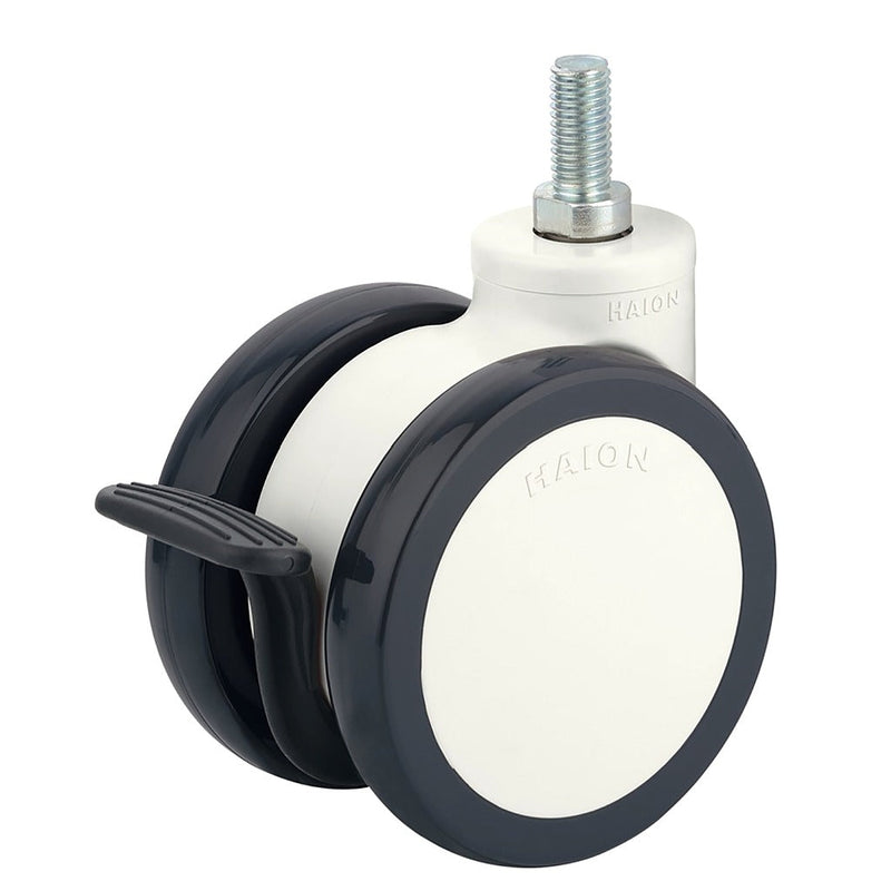 Roulettes double galet à frein pour divans Vog Médical LICATA