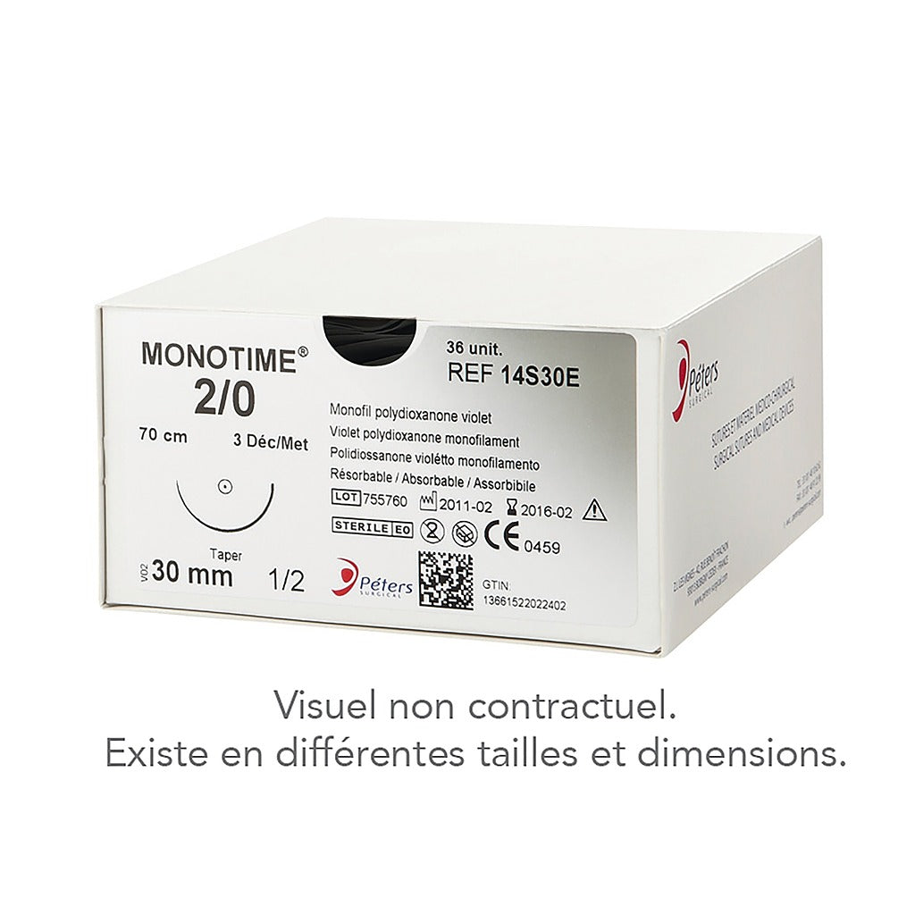 Fils de sutures Monotime - Peters Surgical