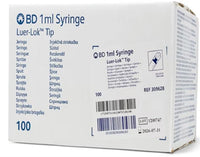 Seringue BD Plastipak à tuberculine 1ml Luer Simple x120 - sans aiguille