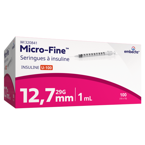 Insulinespuit met BD Micro-Fine naald